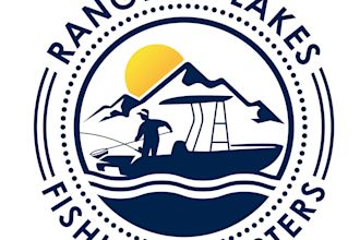 design a professional modern fishing logo