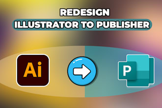 redesign illustrator to publisher