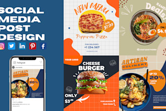design social media post or banner for instagram, facebook