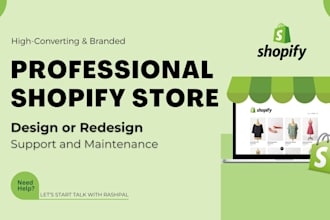 design a high converting shopify store