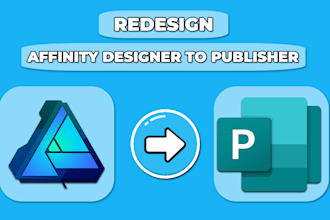 redesign affinity designer to publisher