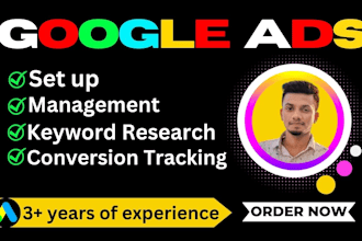 setup and manage google adwords PPC ads campaign