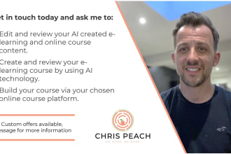 check ai and chatgpt content for online course creation