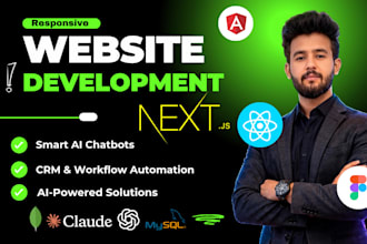 develop CRM, hrms, ai automation system and saas web app using next js mern