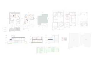 draw floor plans for real estate agent or house construction