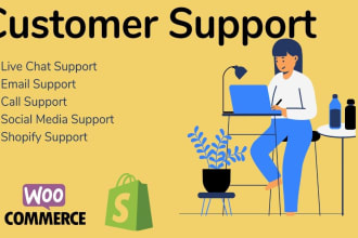 be your full time virtual assistant, customer support, and live chat support