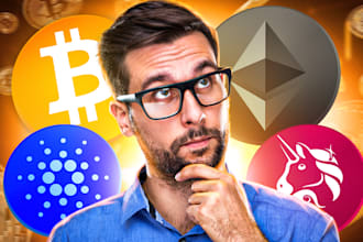 design catchy crypto nft thumbnail for finance channels