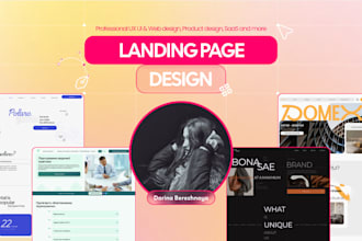 design professional landing page