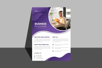 design a brochure, flyer, poster, invitation card or translate it for you