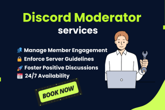 be your discord moderator