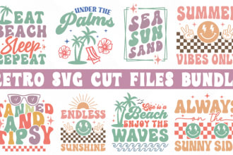 create retro svg designs for your pod business