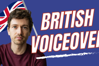 record your british male video game voiceover