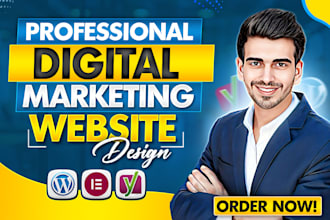 develop a digital marketing agency website, business website