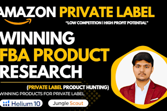 do amazon fba product research and winning product hunting