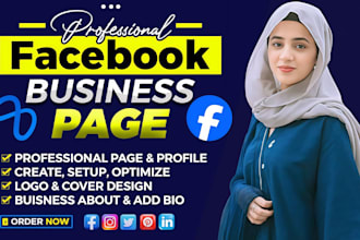 create and setup facebook business page