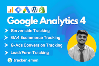 setup google analytics 4 server side ecommerce event and ads conversion tracking