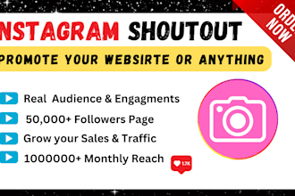 promote your website, products or anything on 900k insta page