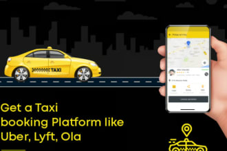 develop taxi booking app, ride sharing app, carpooling app, car rental app
