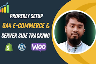 setup google analytics ga4 ecommerce tracking, server side tracking