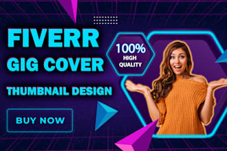 design fiverr gig image, fiverr gig thumbnail, gig cover