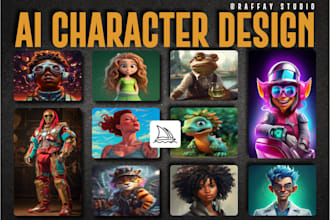 create original ai generated character or digital art
