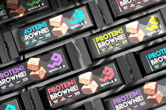design awesome snack bar packaging