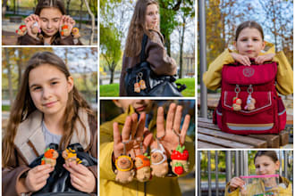 shoot lifestyle photography with child model with your kid products