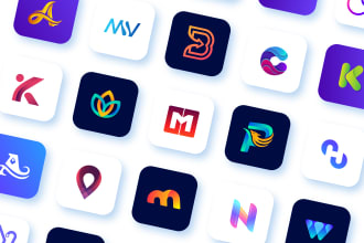 design modern app icon logo for ios and android