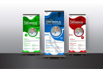 design roll up banner, signage, event, or banner advertising