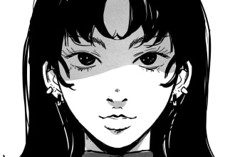 draw manga style headshot portrait for you