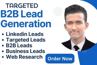 do linkedin b2b lead generation by sales navigator for any industry or business