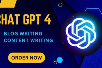 do data entry copy paste and write blogs using chat gpt 4