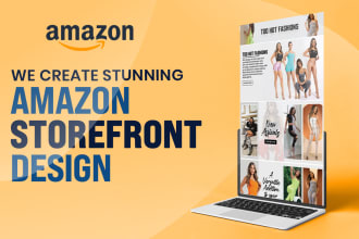 create your amazon brand store and storefront design