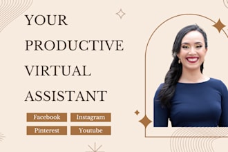 do social media manager, virtual assistant and canva