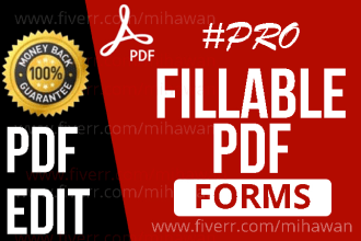 create fillable PDF form in adobe acrobat