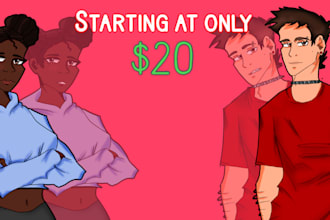create sprites for your visual novel in my style