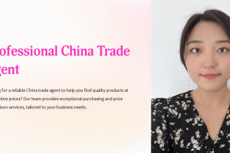 be your china sourcing agent