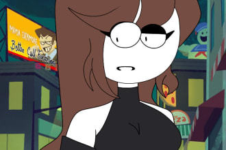 draw your oc or yourself in spooky month style