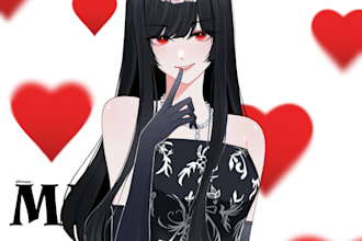 draw your character in beautiful anime artstyle
