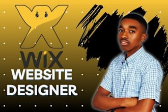 design or redesign your wix websiteor wix online store