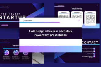design business pitch deck powerpoint presentation