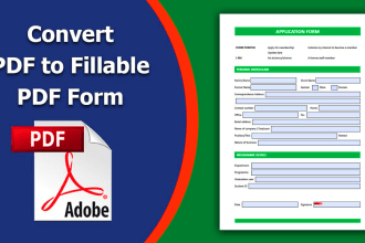 be making a professional fillable PDF form in adobe acrobat