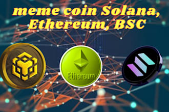 create a custom meme coin on solana, ethereum, and bsc
