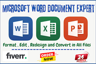 edit, format ms word documents, create ms word template and letterhead