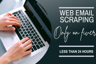 website email data mining, scraping, extract to  excel