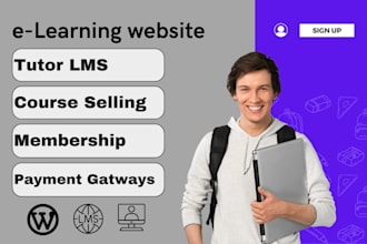 setup online course selling website using tutor lms pro and learndish