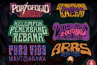 custom font for band logo, stoner, heavy metal, rock, doom