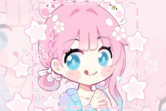 cute simple chibi avatar profile picture