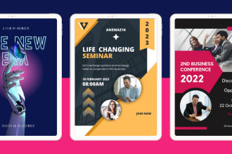 create poster,hiring flyer,minimalist poster,advertising poster and urgent flyer