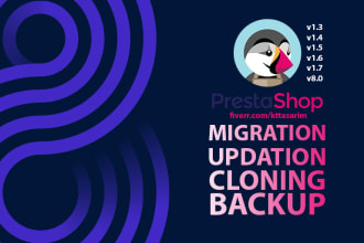do prestashop migration, upgrade and cloning